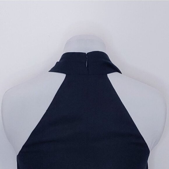 NWT CLUB MONACO Draped pleated cross over belted top - Picture 9 of 16